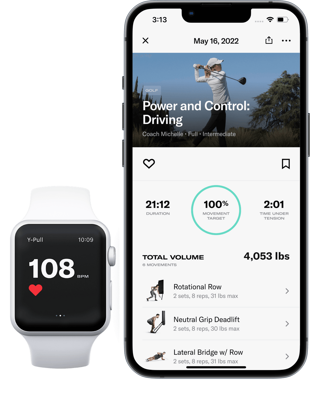 Mobile app and smart watch